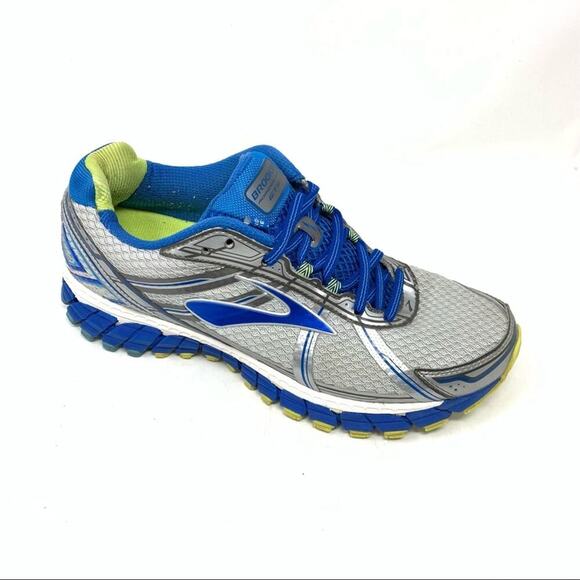 Brooks Adrenaline GTS 15 Running Shoes Blue Silver 1201741B179 Womens Size 11 M - Picture 1 of 8
